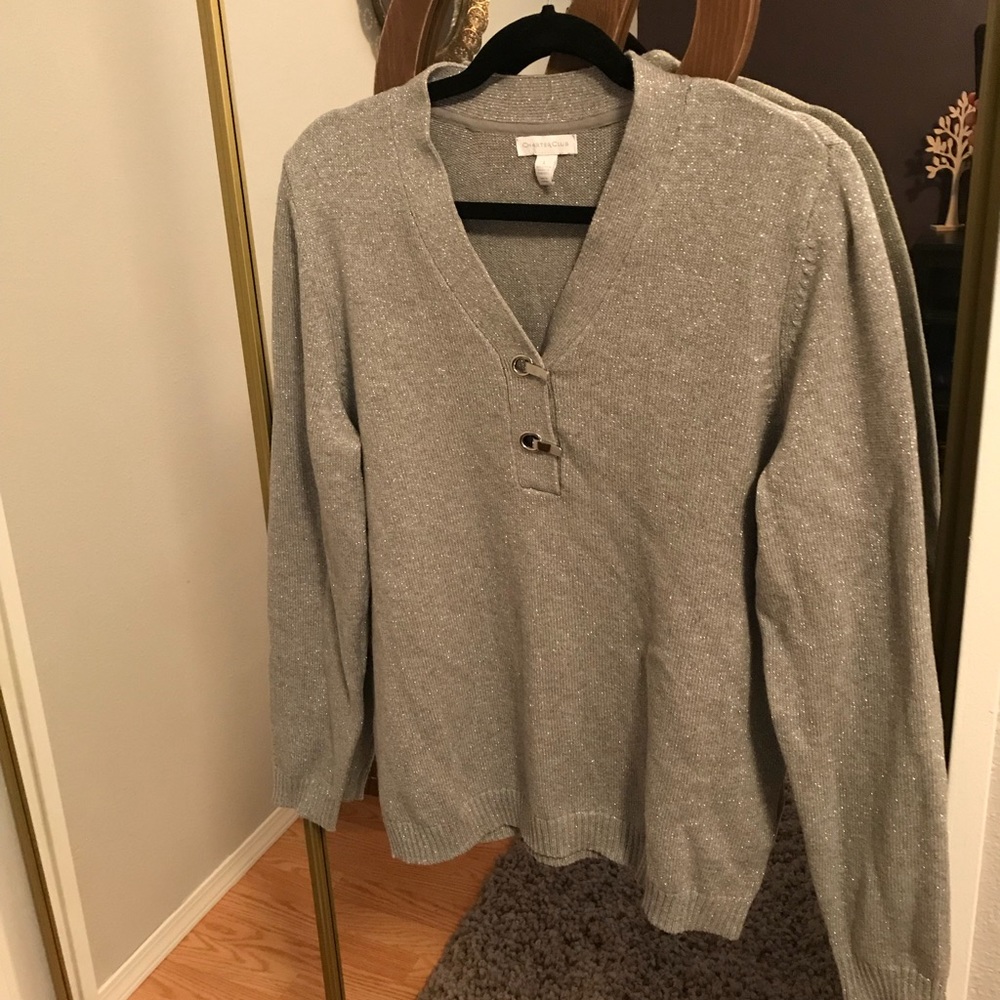 Silver Sweater